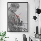 Одна японская самурайская экшн-фильма руруни кенсин, постер для мальчиков в комнате, 2 принта, Настенная картина в спальню, холст, подарочное украшение