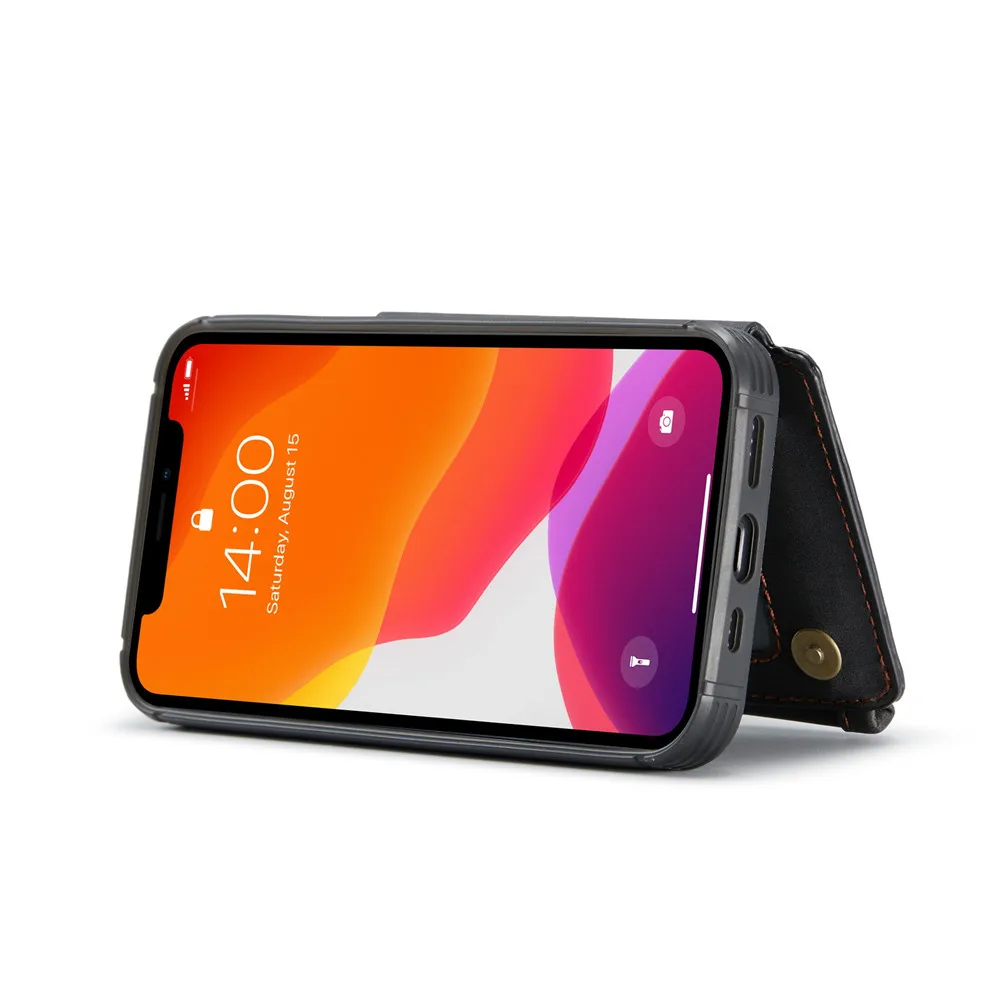

For Apple iPhone 12 Pro Max 12 Mini 12 Pro 12 Luxury Leather Wallet Phone Case Waterproof Stand Cover with Card Slot
