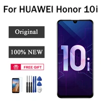 100 new original lcd for huawei honor 10 lite lcd display touch screen with frame wholesale for honor 10i lcd screen display