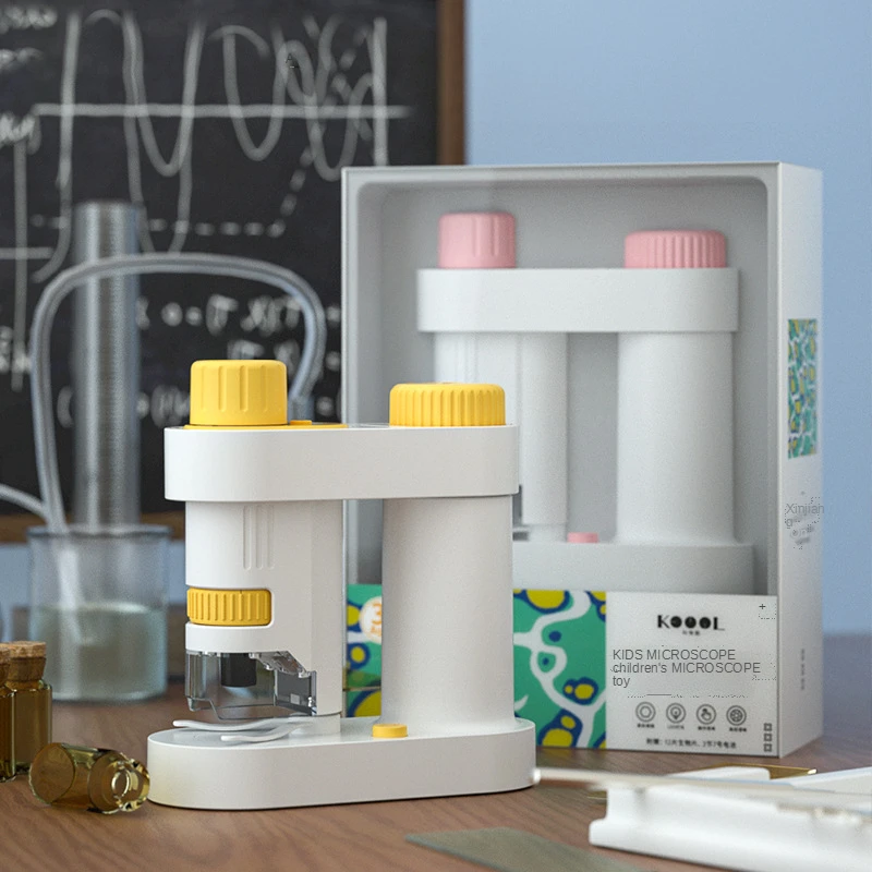 Детский портативный мини-микроскоп с увеличительным стеклом высокой четкости |