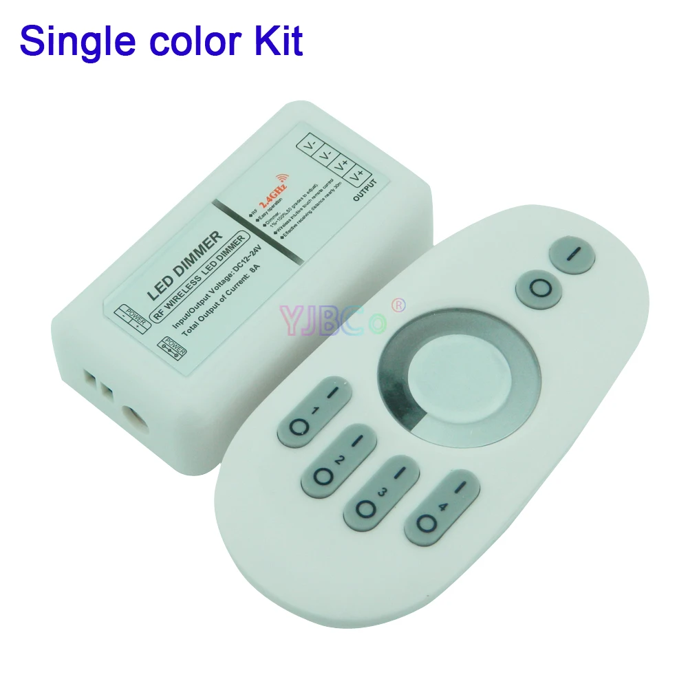 2 4G 4 зоны сенсорный светодиодный диммер пластиковый корпус затемнение Цветовая