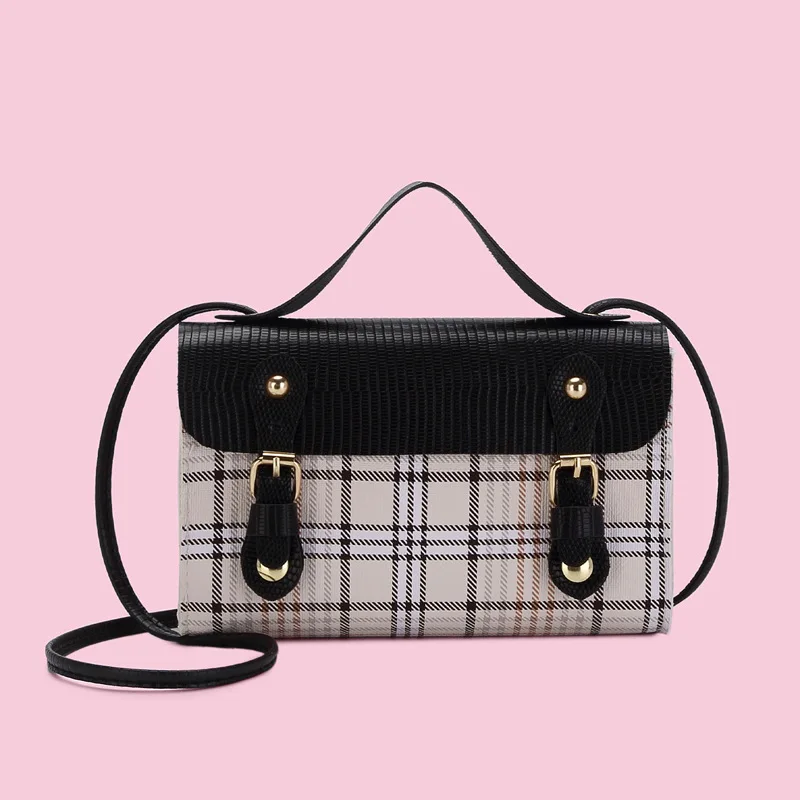 

Fashion Plaid Small Crossbody Bags Handbags for Women Shoulder Luxury 2021 High Quality Mini Sac A Main Bandouliere Femme Luxe