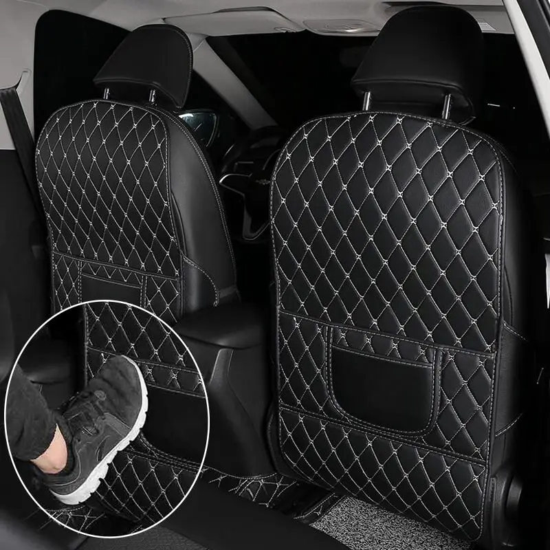 Car seat storage bag anti-kick pad For Chevrolet Cruze Aveo Lacetti Captiva Cruz Niva Spark Orlando Epica Sail Sonic Lanos