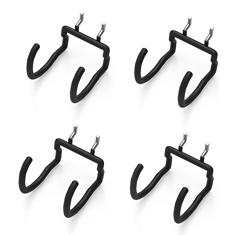 

4PCS Pegboard Drill Holder Heavy Duty Hooks, Pegboard Double Hooks Drill Hanger Hook for Drill, Accessories Bag, Etc