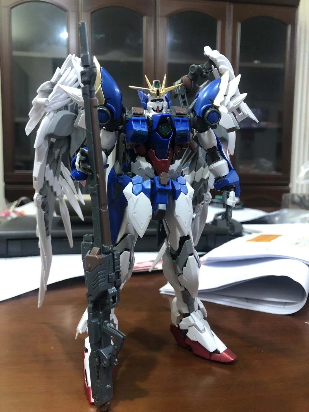 Модель DABAN 8820 HIRM 1/100 XXXG 00W0 Wing Gundam Zero Сборная модель с кронштейном экшн игрушка