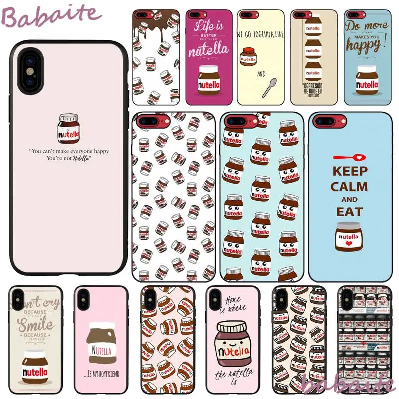 Чехол для телефона Babaite nutella iPhone 8 7 6 6S Plus X XS MAX 5 5S SE XR 11 11pro promax | Мобильные телефоны и