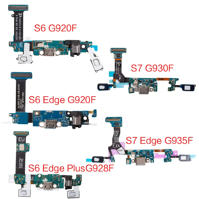 10 шт./лот гибкий кабель для зарядки Samsung Galaxy S6 S7 Edge Plus 920F G9280 G928F G930F G935F USB зарядное
