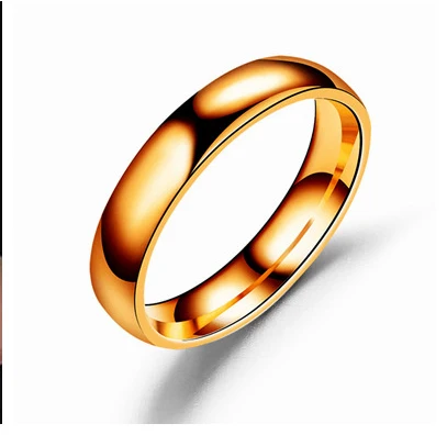 Rose Gold Ajojewel, размеры 5,5-12,5, классическое обручальное мужское кольцо из нержавеющей стали, золотое, черное, серебряное, высокое качество, модное мужское кольцо - Цвет основного камня: Rose Gold