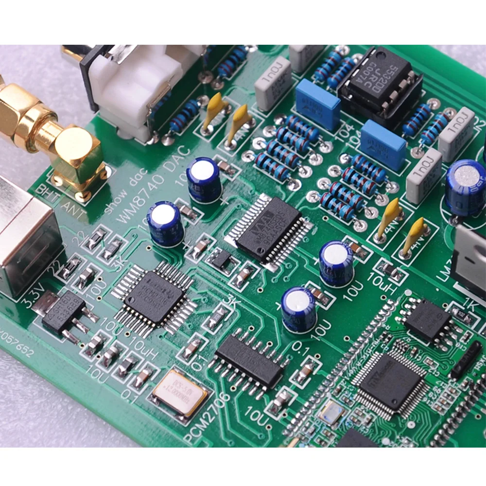 HIFI с Bluetooth-совместимым WM8740 PCM2706 USB плата декодирования Android OTG поддержка гарнитуры