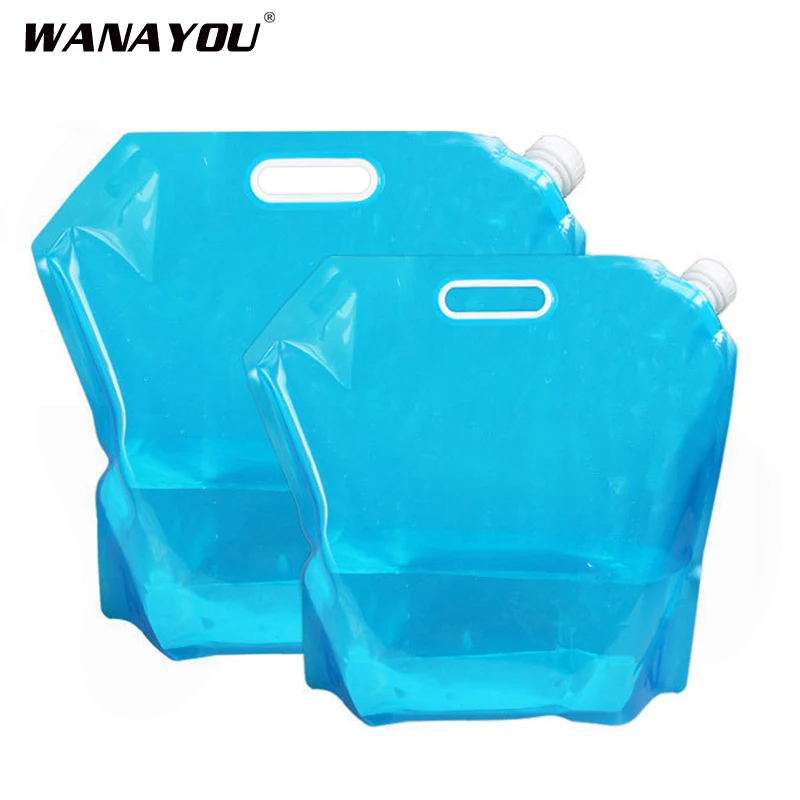 5л/10л складная сумка для воды кемпинга пешего туризма пикника канистра PE