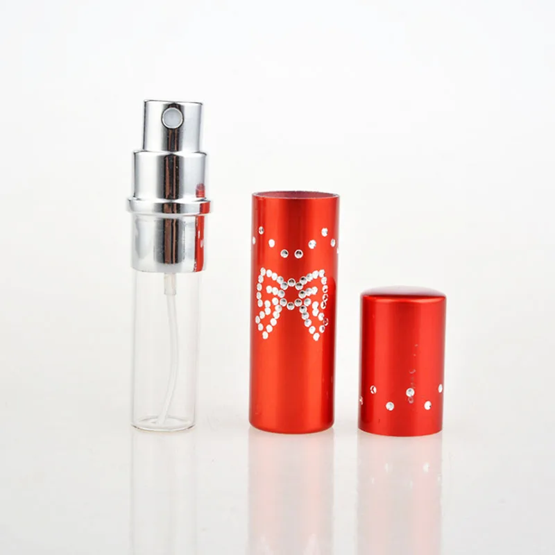 Мини-флакон для духов 5 мл Заправляемый Алюминиевый распылитель портативный