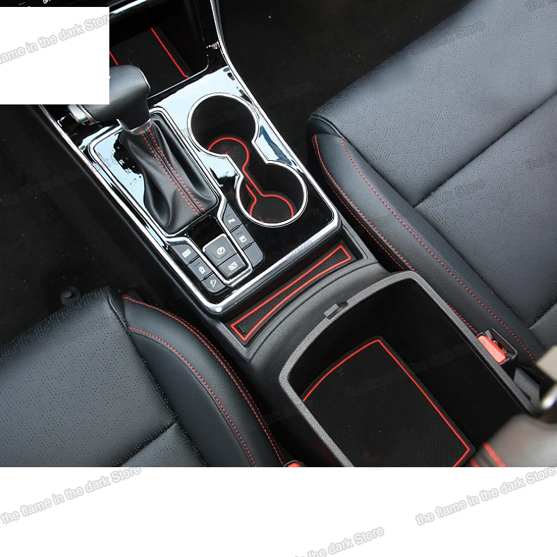 Lsrtw2017 силиконовый Автомобильный Дверной слот коврик для Kia Kx5 Sportage Forte Rio 2016 2017 2018