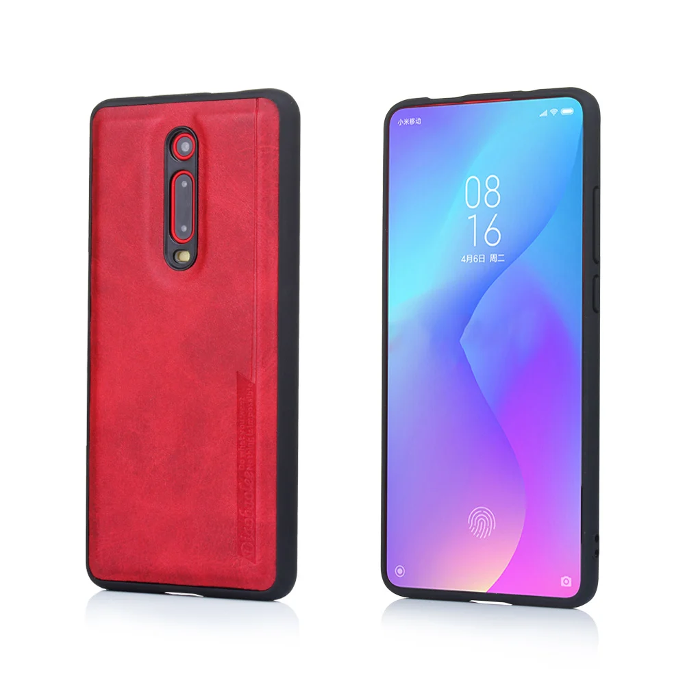 Case for Mi 9T Redmi K20 Pro 6 Cover Xiaomi mix 2s Red K 20 Leather Business PC&ampPU Logo Brand High Quality hongmi |