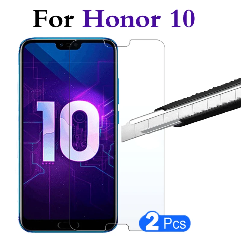 2 шт. чехол для телефона из закаленного стекла s on honor 10 Защитное стекло экрана