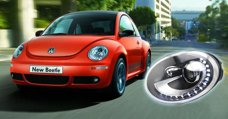Автомобильный стайлинг фары для Volkswagen Beetle 2013-2015 Головной фонарь DRL + HID ксеноновые