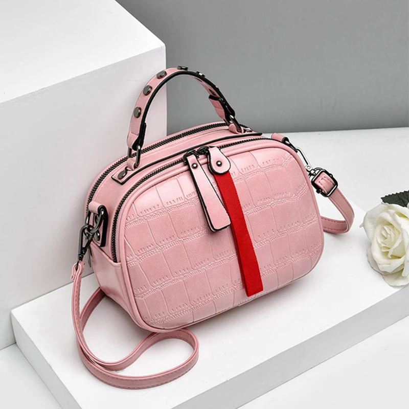 Большая емкость роскошные сумки женские дизайнерские на двойной молнии