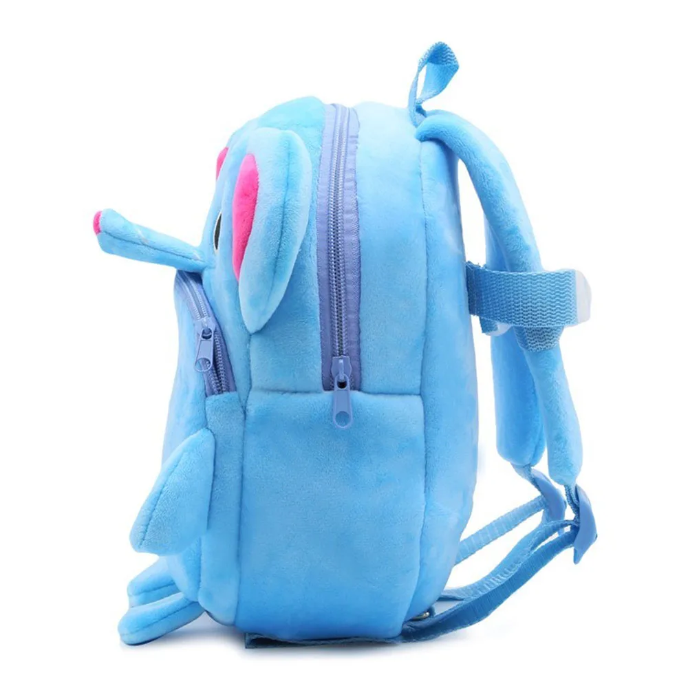 Рюкзак плюшевый детский с героями Диснея школьный ранец рисунком Микки Мауса