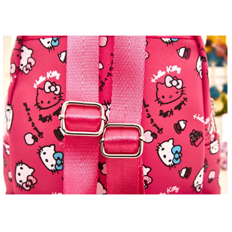 Новый детский рюкзак HELLO KITTY Дамский маленький школьный с рисунком кота из
