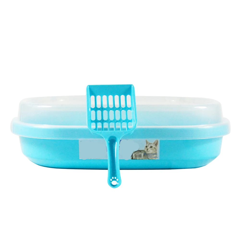 Bluerise полузакрытый туалет для кошек с подсветкой Прочный Туалет песочница анти