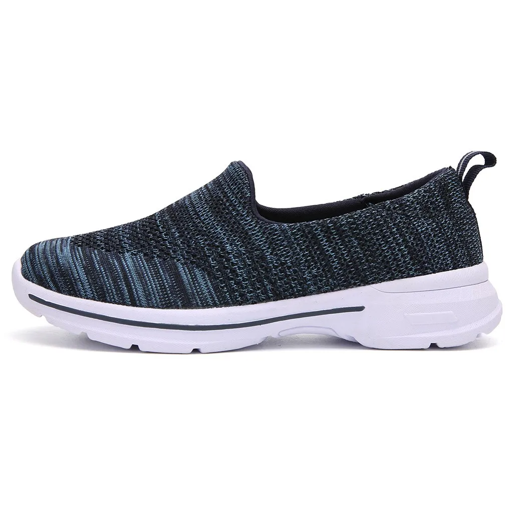 2019 женские кроссовки Вулканизированная обувь без застежки женская дышащая на