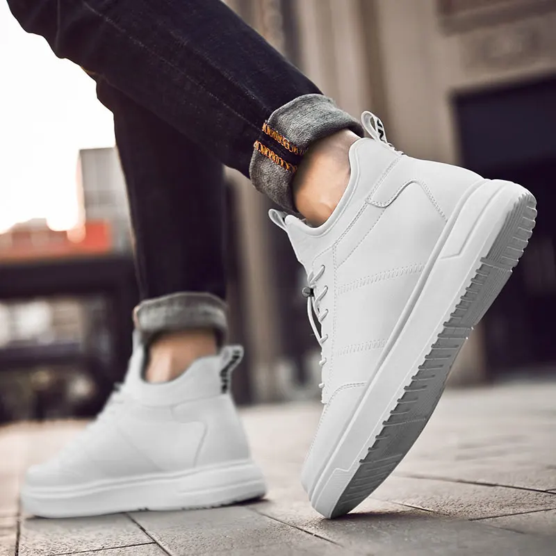 Мужская плюшевая зимняя обувь для скейтбординга Мужская Удобная теплая спортивная обувь Мужская обувь в стиле хип-хоп для прогулок на плоской подошве chaussure homme