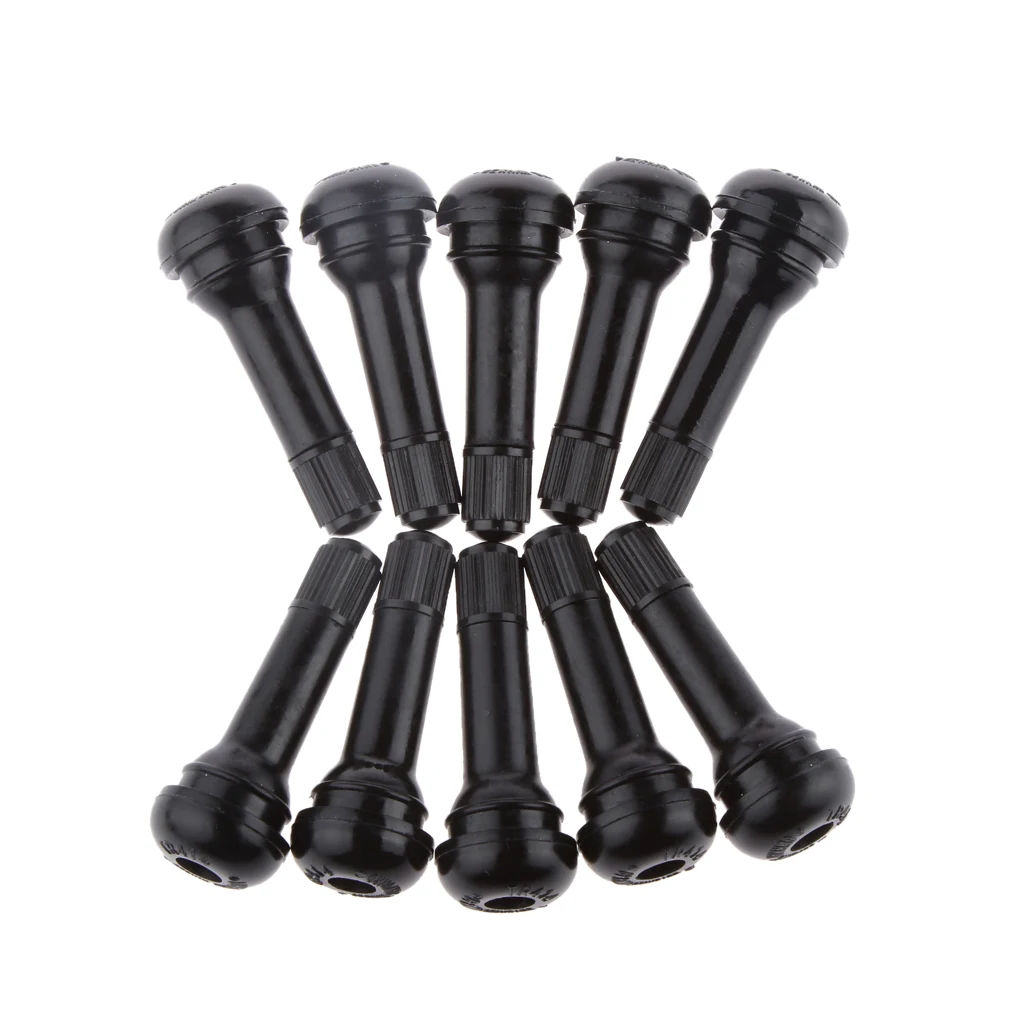 

10 Pieces Replacement TR414 Valve Stems, Repair Part Accessories for Motorcycle