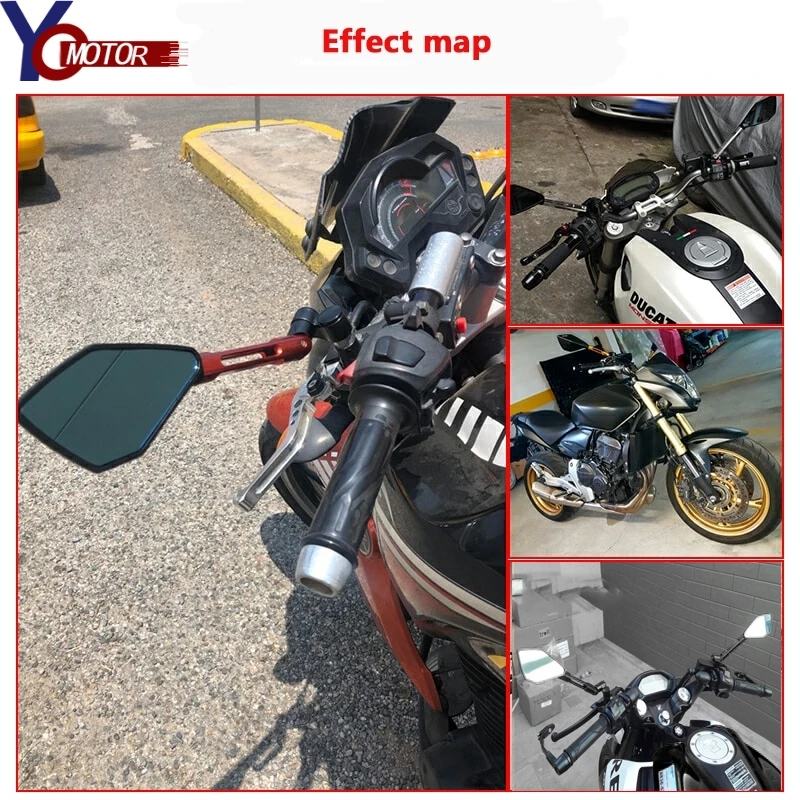 Алюминиевое боковое зеркало заднего вида CNC мотоциклетные зеркала для SUZUKI GSXR1300