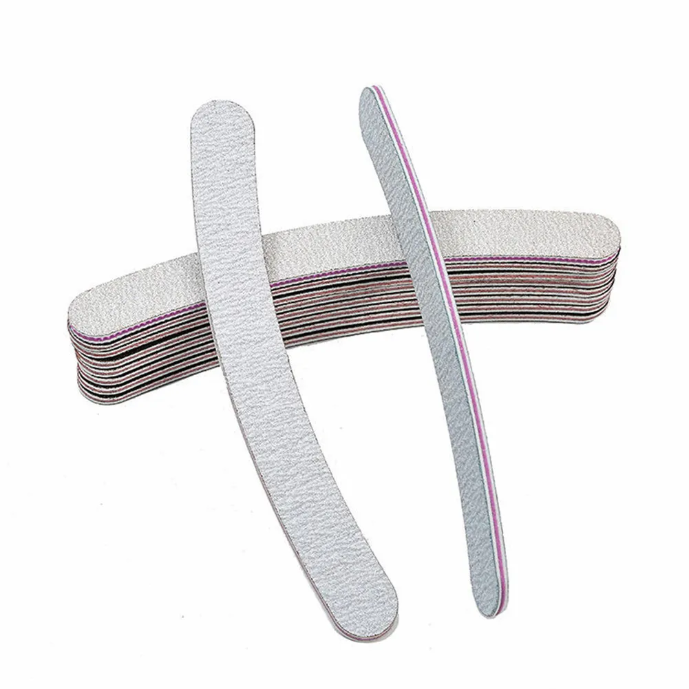 1 шт. двусторонняя пилка для удаления пыли с ногтей 100/180 дюйма 5 видов|Комплекты и