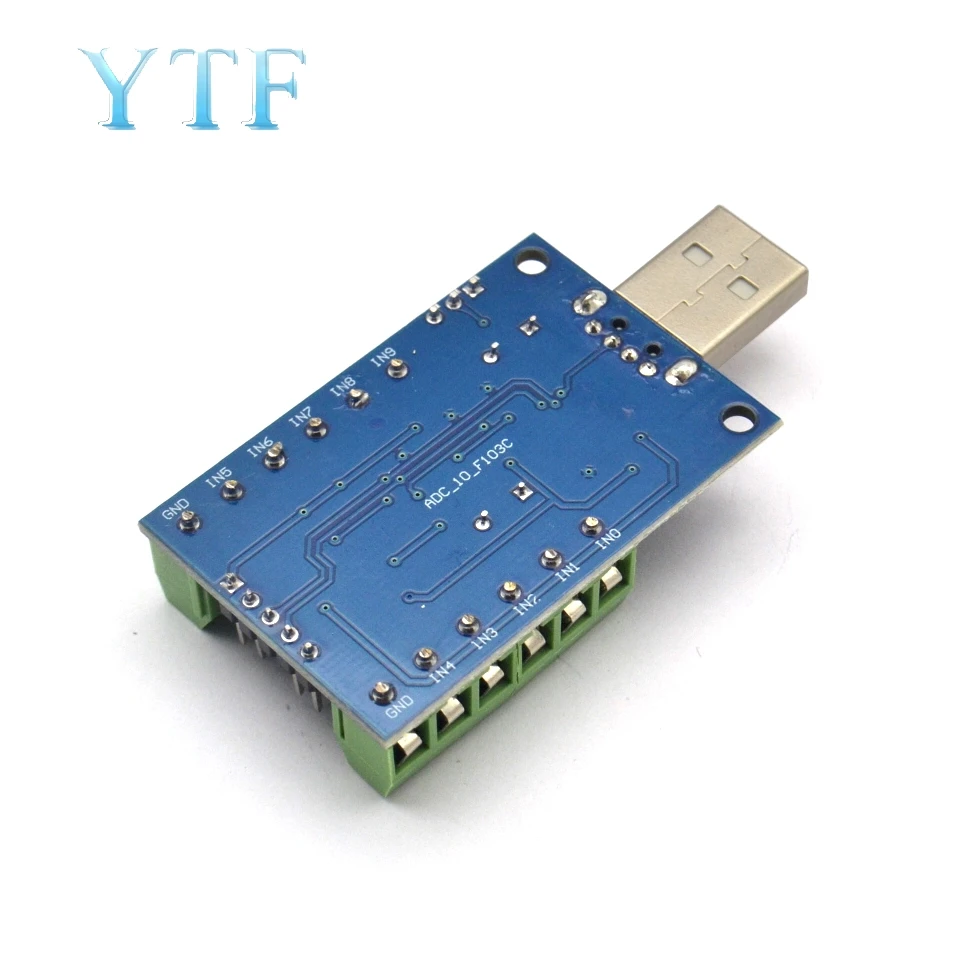 12 бит USB интерфейс каналов 10 AD выборка ADC сбор данных STM32 коммуникационная плата
