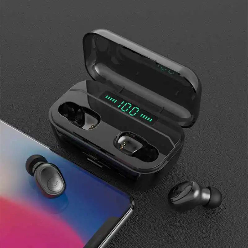 CLAITE G6S TWS Bluetooth наушники стерео Спортивные Беспроводные мини IPX7 водонепроницаемые