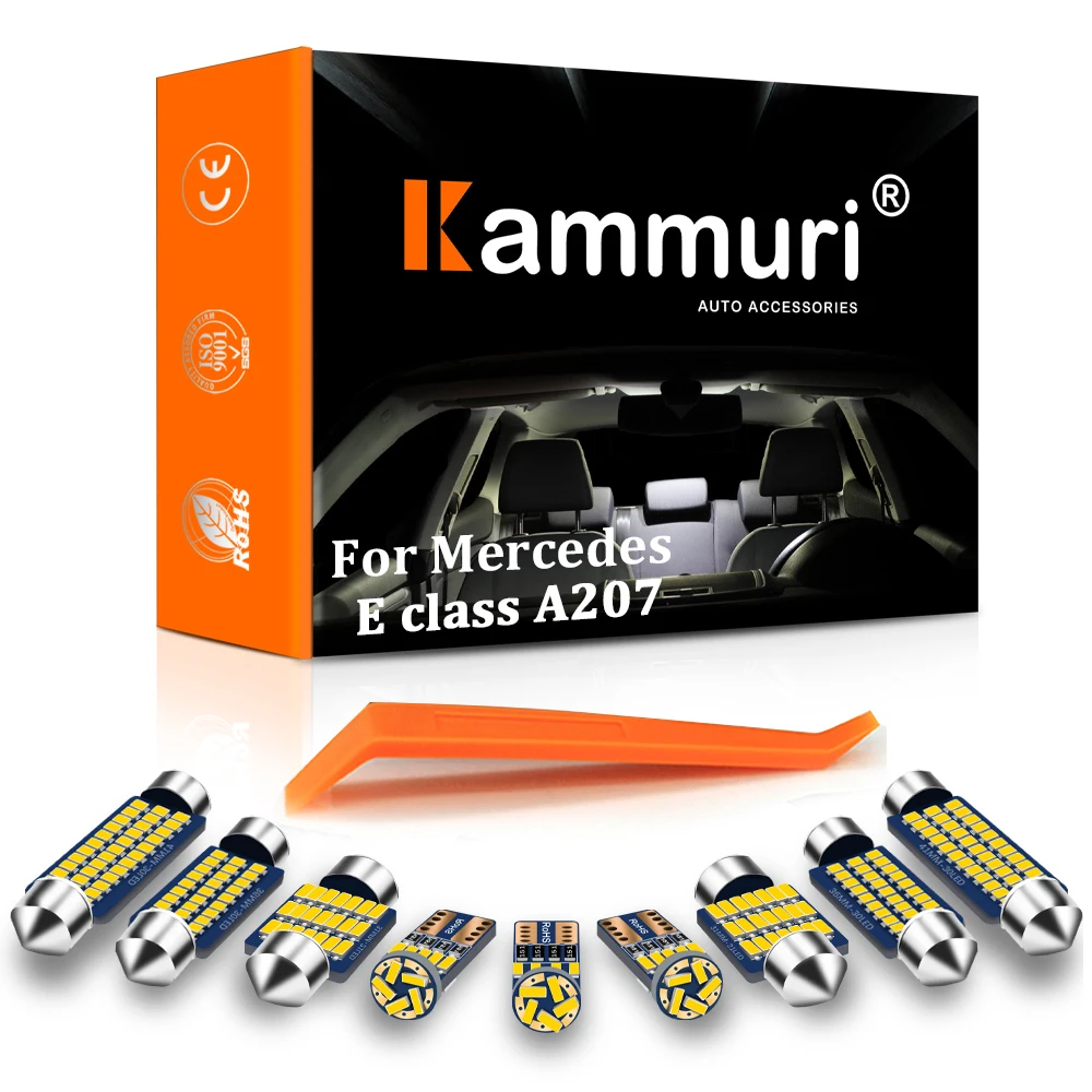 Комплект светодиодных светильников для салона Mercedes E Class A207 15 светодиодный т.