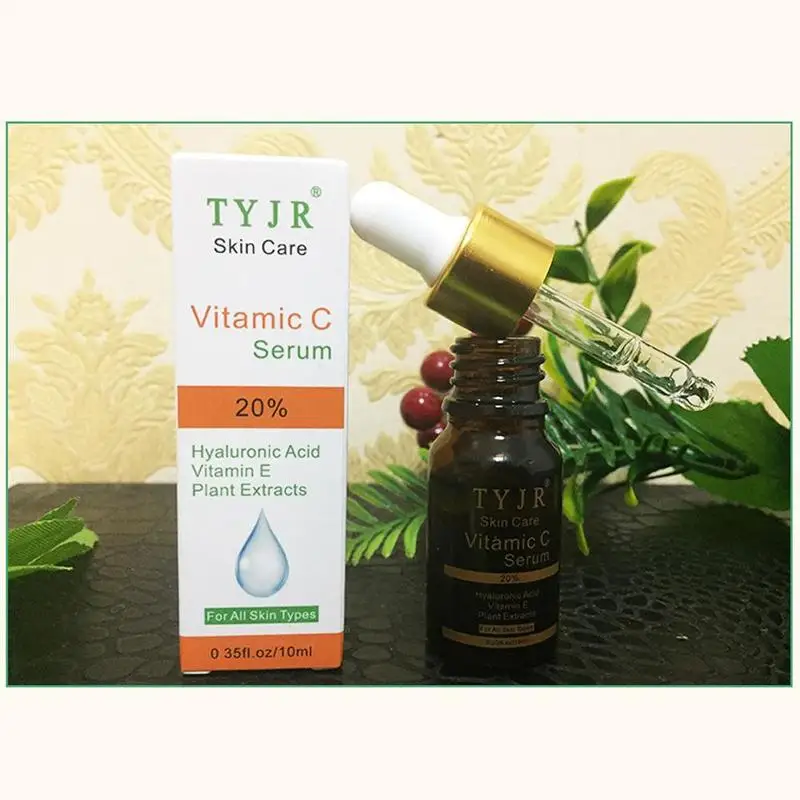 100% Pure Vitamin C Serum Liquid Freckle Removal Acne Fade Serum Whitening Face Anti-wrinkle Vc Dark Scars Spot Acid Hyalur A9G8