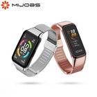 Ремешок металлический для Huawei Band 6 Pro, браслет для Honor Band 6, браслет для Huawei Band 4, ремешок для Honor Band 5i