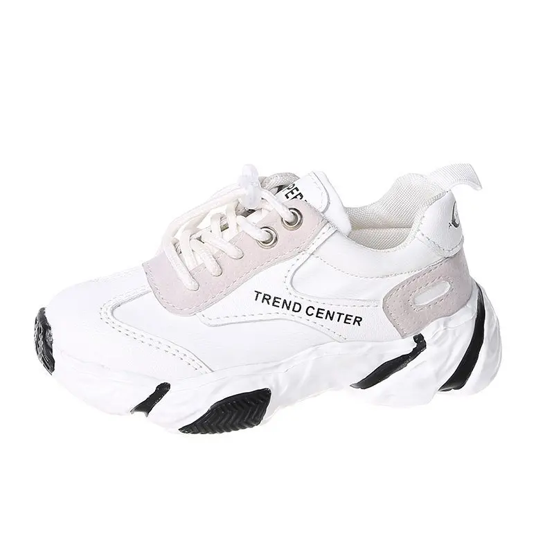 

New Children's casual Sneakers Running Shoes Boys student Shoes Breathable boy tennis Sports Leather Shoe Kids