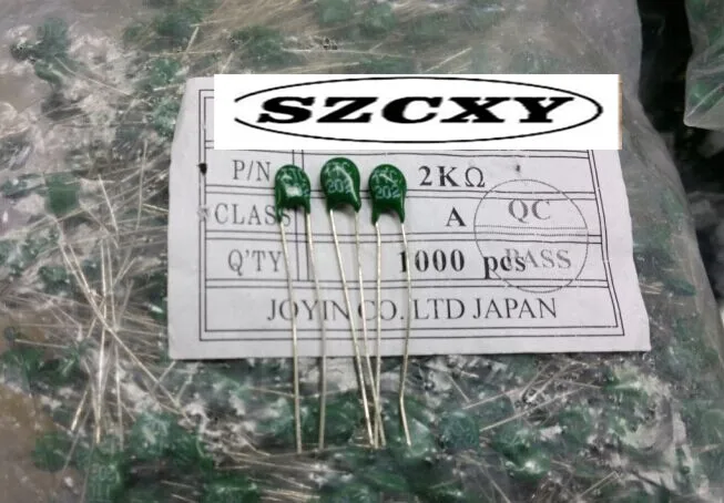 Новинка и оригинал 100 шт. термистор с минусовой температурой TTC05D202 5 мм 202 2K 102 1 k|cap