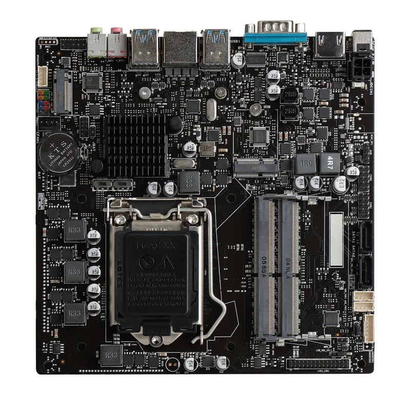 

H410Intel M.2+SATA Tenth Generation Mini Industrial Control Motherboard LGA1200 All-In-One Thin ITX Motherboard