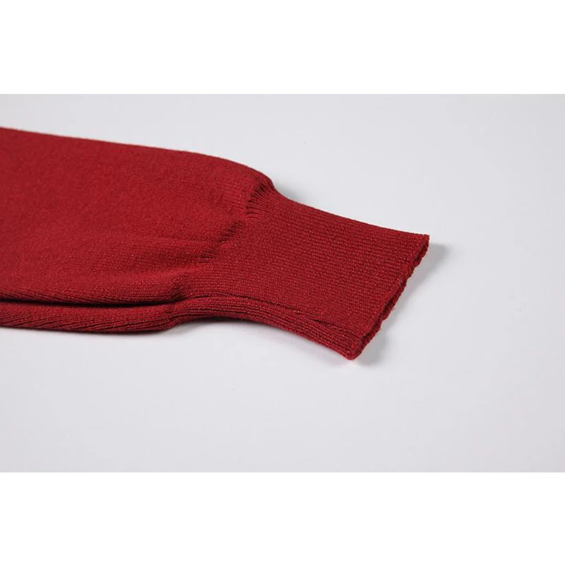 Винтажные вязаные платья шелковый шарф бандажный воротник длинный рукав-фонарик