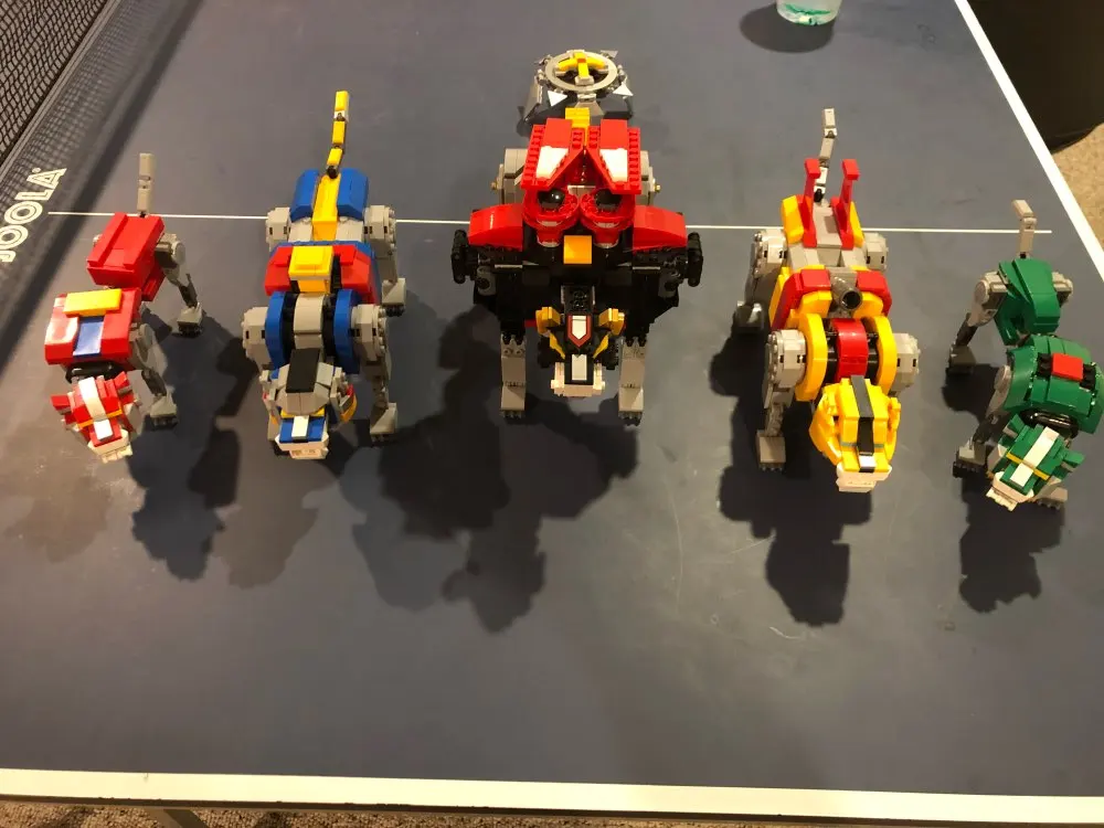 Строительные блоки серии Voltron King Defender Of The Universe материалы для фильмов Набор