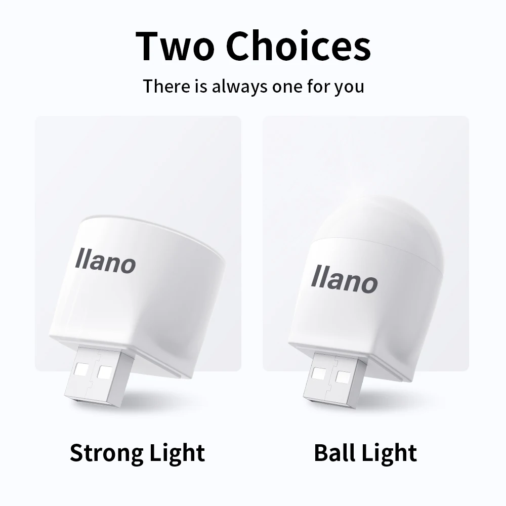 USB гаджеты LLANO светодиодная лампа 5 в 1 Вт/1 Вт портативная мини для ноутбука
