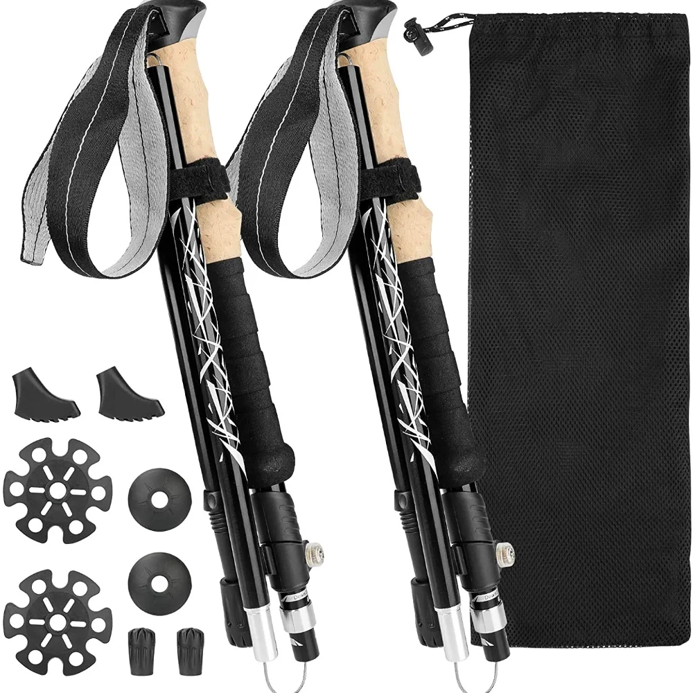 2 шт./упаковка складные легкие противоударные походные рейки из алюминия 7075 с