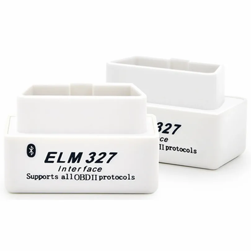 Оптовая продажа 1 шт. белый ELM 327 Bluetooth + Черный Супер Мини ELM327 V2.1 OBD2 автомобильный