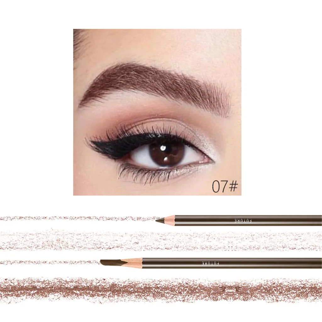07 Pudaier Microblading ручка для бровей Водонепроницаемая вилка карандаш для бровей длительный макияж профессиональный эскиз бровей инструмент для красоты 905 - Цвет: 07