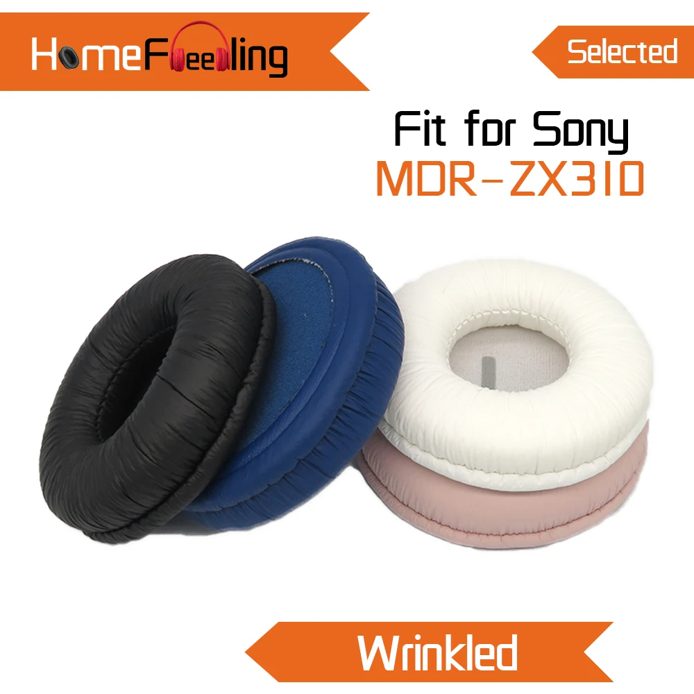 

Homefeeling Earpads For Sony MDR ZX310 MDR-ZX310 Headphone Wrinkled Round Universal Leahter Repalcement Parts