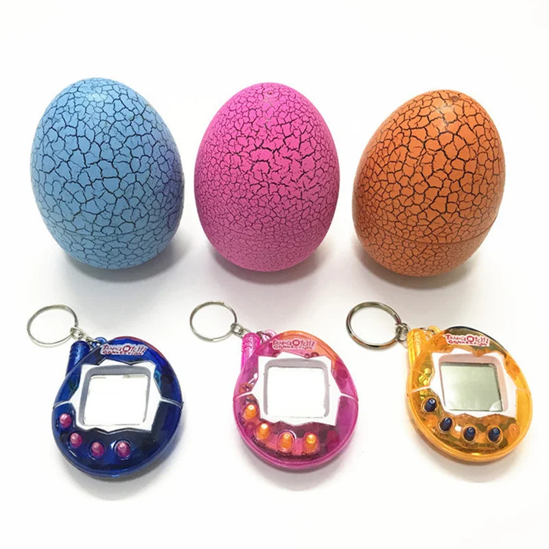 Прозрачные электронные питомцы Tamagotchi 90S ностальгические 49 в 1 Виртуальная кибер