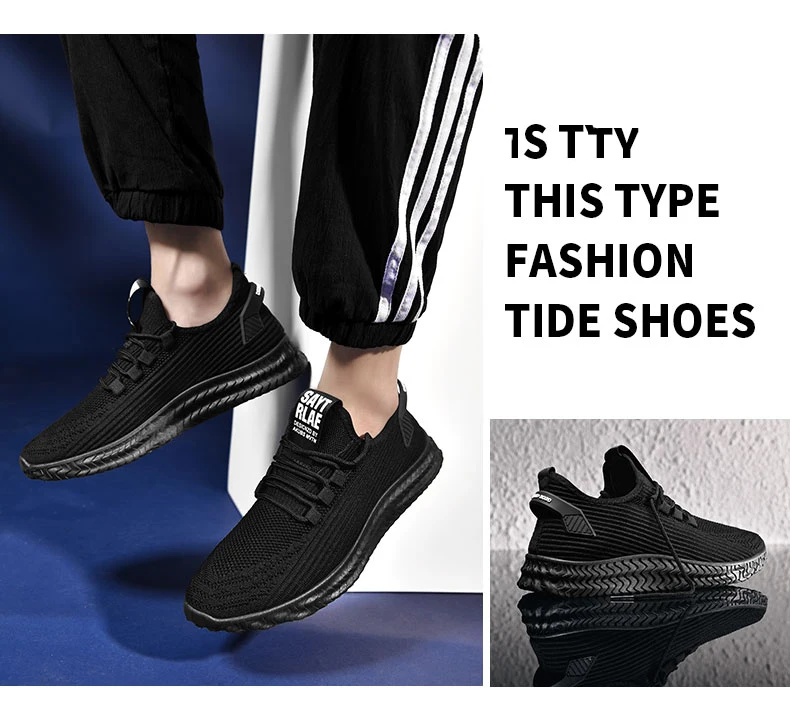 VESONAL, дышащие весенне-летние новые кроссовки Flyknit, мужская обувь, повседневная удобная мужская обувь, прогулочная обувь