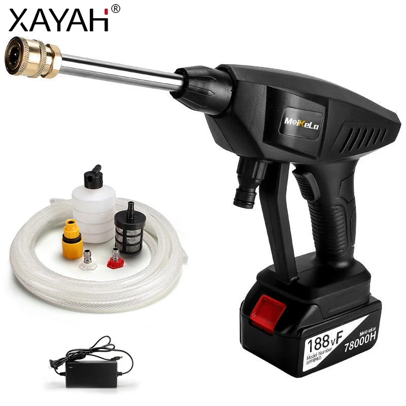 Water Gun 300W High-Pressure Wireless Car Washer 24V Handheld Clean Machine Spray For Home Garden Jet Gift | Автомобили и