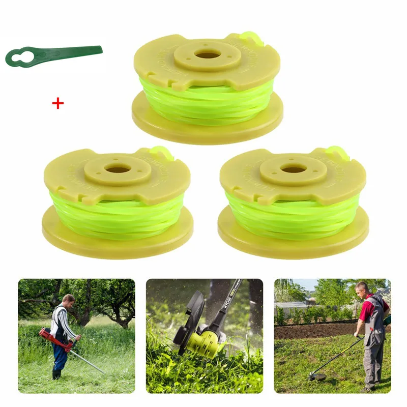 3 шт. запчасти для газонокосилки Ryobi One PLUS + AC80RL3 сменная катушка витая линия 0 08