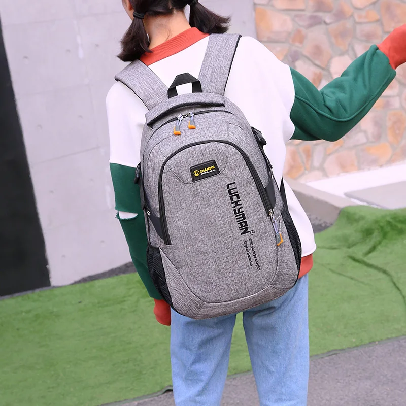 2020 new fashion men's Computer Bags high school college students laptop bag women Designer Backpack canvas Travel Backpacks | Багаж и