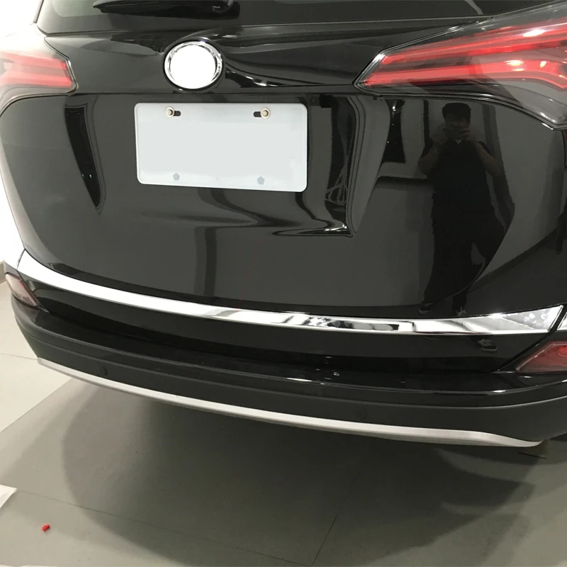 Лояльность для Toyota RAV4 2016 2017 задняя крышка ворота и бампер угловая накладка из