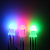 f5f8f10 5mm 8mm 10mm 7 colour full color rgb 4pin common cathodecommon anode transparentfoggy light emitting diode led